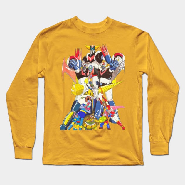 NagaiSuperRobots NoBackground Long Sleeve T-Shirt by CristianoMarzio